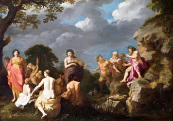 Der musikalische Wettstreit zwischen Apollo und Marsyas