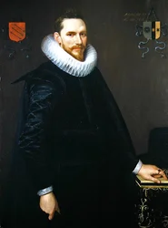Porträt von Adriaen de Kies van Wiessen, 1616