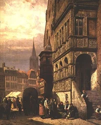Rathaus und Marktplatz, Halberstadt