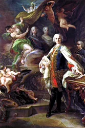 Porträt von Farinelli (1705-1782)