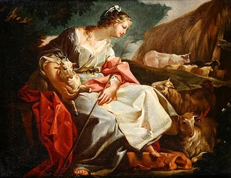 Rebecca als Schäferin