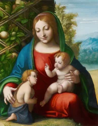 Jungfrau und Kind mit dem jungen Johannes dem Täufer, ca. 1515
