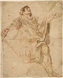 Heiliger Georg kniend (recto)