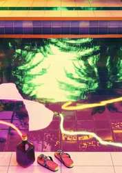 Neon Poolside Rückzugsort
