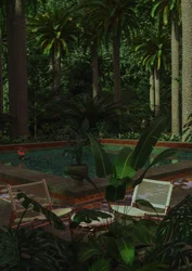 Tropische Pool-Oase