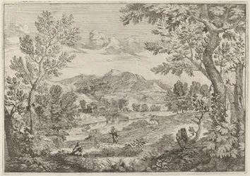 Häuser neben einem Berg