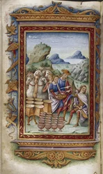 Achilles verweigert Geschenke Illustration für Die Heroides von Ovid