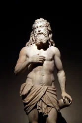 Museum der Mailänder Kathedrale. Braket-Statue. Lazarus. Cristoforo Solari. Italien.