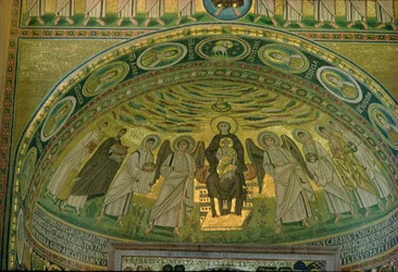 Madonna mit Kind, ca. 540 (Mosaik)