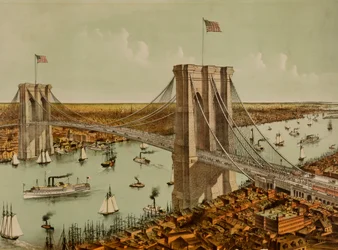 Große East River Hängebrücke