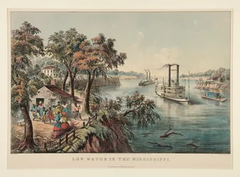 Niedrigwasser im Mississippi