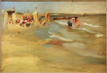 Am Strand von Binz auf Rügen