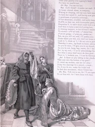 Julia: "Gibt es kein Mitleid, das in den Wolken sitzt?", Illustration aus 