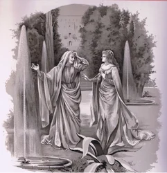 Julia. Nein, nein! Aber all das wusste ich, Illustration aus Romeo und Julia
