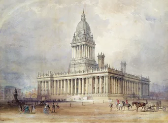 Entwurf für das Rathaus von Leeds