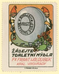 Frantisek Holoubek Violet English Bade Seife