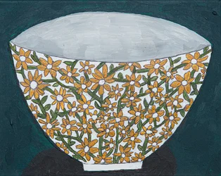 Lebendige Blumenschale