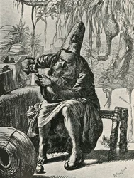 Der Derwisch zupft die Haare aus dem Schwanz der Katze, 1906.