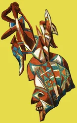 Japanische Theatermaske