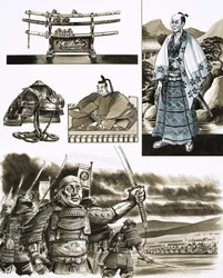 Der Handel des Samurai ist Raub und Gewalt