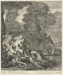 Diana und ihre Nymphen von Actaeon entdeckt