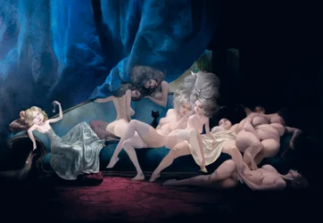 Die junge Braut und ihre Freunde (nach dem Märchen "Blaubart" von Charles Perrault)