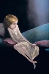 Die junge Braut und die toten Frauen (Detail), aus Blaubart von Charles Perrault (1628-1703)