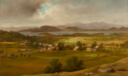 Blick auf Charlotte und den Lake Champlain