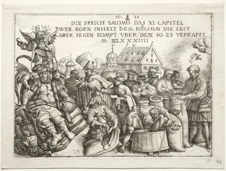 Illustration zu Sprüche XI Die Kornhorter