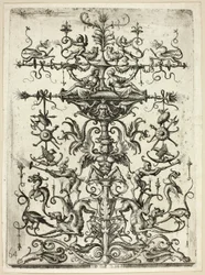 Ornament mit Arabesken, 1526/30, gedruckt 1684