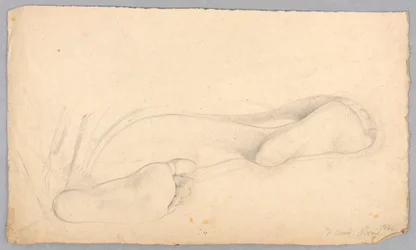Zeichnung, Unterseite eines Paares Füße, 1840