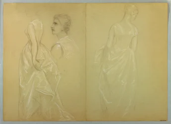 Studie für "Mrs. Washington"
