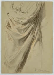 Zeichnung, Studie für "Steuergeld", 1852