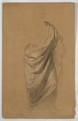 Zeichnung, Studie für "Steuergeld", Juli 1852