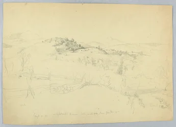 Auf der höchsten Straße nach Chocorua, Blick nach Norden, in der Nähe von Canas Pond