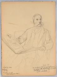 Studie für ein Porträt von Mr. Morris K. Jesup, Esq.