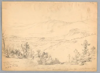 Blick nach Süden vom Mt. Kearsarge, New Hampshire