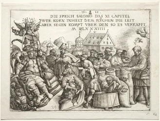 Illustration zu Sprüche XI (Die Kornhorter)