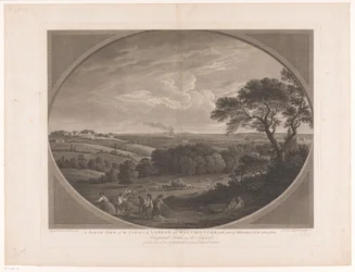 Ansicht von London, gesehen von Hampstead Heath