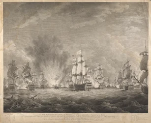 Die Darstellung des Händlers eines Geschwaders spanischer Schiffe