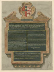 Denkmal für Mrs. Mary Skippon aus der Kirche von Acton