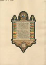 Gedenkstätte für Marie Walker aus der Kirche von Chadwick