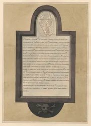 Gedenkstätte für Sir George Carey aus der Drayton Kirche