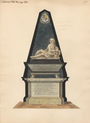 Grab von John Merick aus der Norwood Kirche