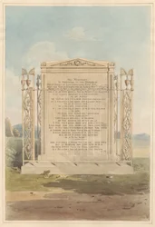 Grab von Philip James de Loutherbourg, aus dem Kirchhof von Chiswick