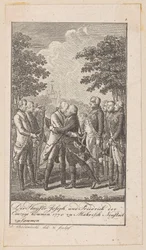 Blatt 1 der „Darstellungen aus der neuen Geschichte“