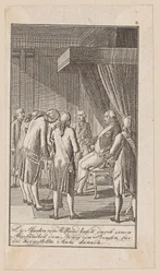 Blatt 3 der „Darstellungen aus der neuen Geschichte“