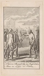 Blatt 9 der „Darstellungen aus der neuen Geschichte“