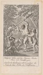 Kampf des Köhlers mit dem Prinzenräuber, Blatt 5 der Folge „Ältere, mittlere und neuere Geschichte“