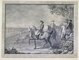 König Friedrich II. Wachparade in Potsdam